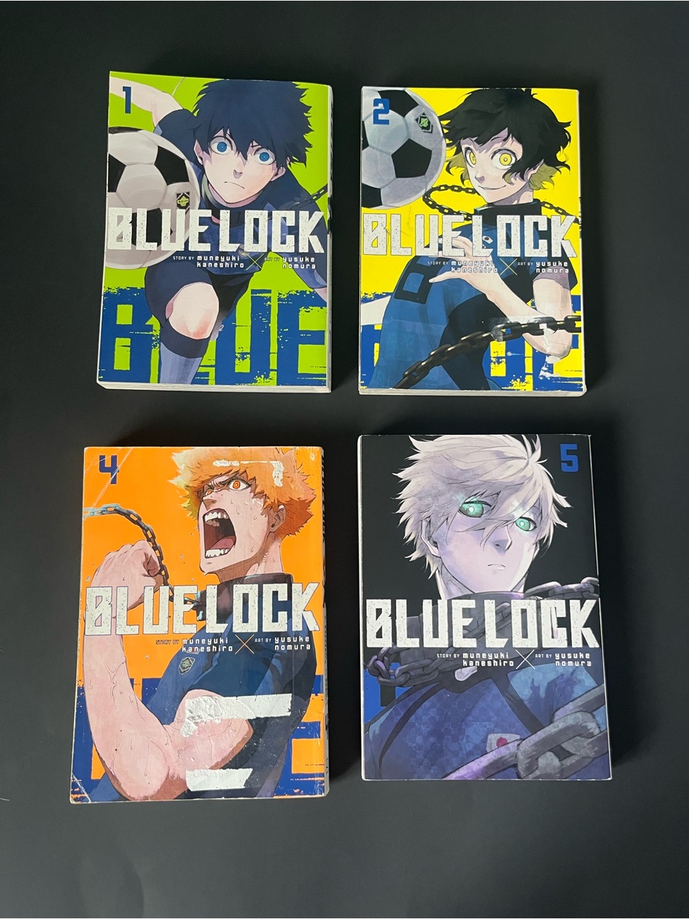 Manga Volumes 1 2 4 5 Set